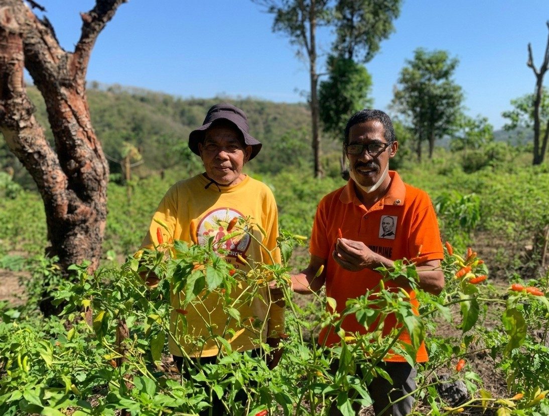 Kolping members at church Timor-Leste